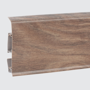 004 Grindjuostė Korner EVO Sandalwood Oak 25-71-0-004E, (PVC, 2500x20.7x70mm)