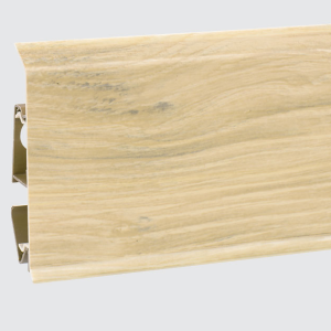 015 Grindjuostė Korner EVO Art Nouveau Walnut 25-71-0-015E, (PVC, 2500x20.7x70mm)