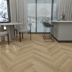 Sentai ezLife Herringbone Bordo Oak SPC Vinilinė danga Sentai ezLife Herringbone Bordo Oak