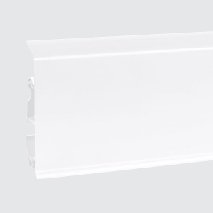 White Grindjuostė Korner EVO White 25-71-0-001E, (PVC, 2500x20.7x70mm)